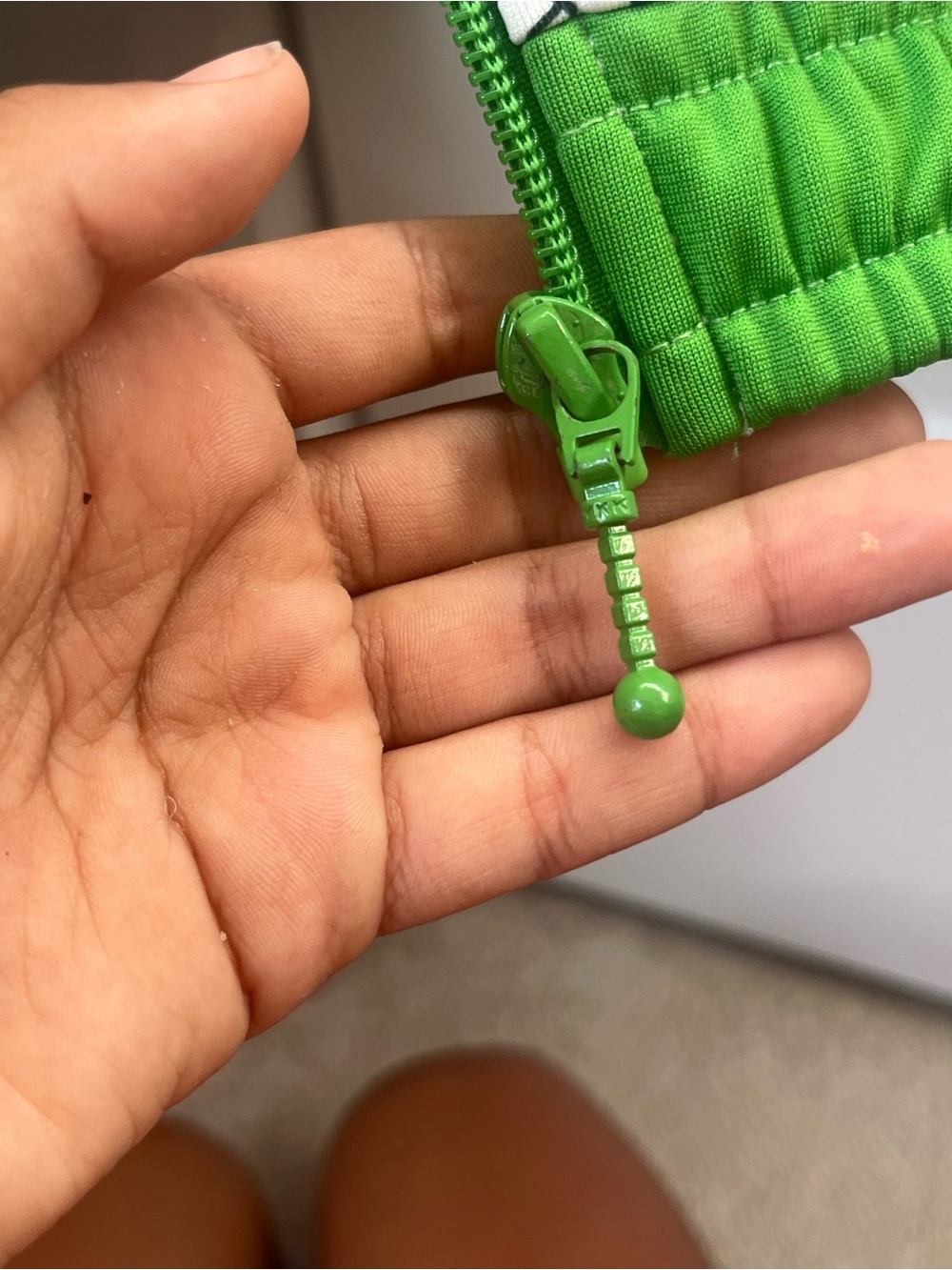 Mini Rodini Tennis Racket Track Jacket Green Cream - Picture 4 of 9